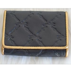 Longchamp leather card holder